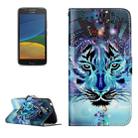 For Motorola Moto G5 Gloss Oil Embossed Wolf Pattern Horizontal Flip Leather Case with Holder & Card Slots & Wallet & Photo Frame - 1