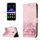 For Huawei  P8 Lite (2017) Rose Gold Pattern Horizontal Flip Leather Protective Case with Holder & Card Slots & Wallet - 1