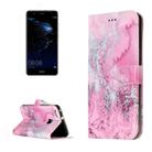 For Huawei  P10 Lite Pink Seawater Pattern Horizontal Flip Leather Protective Case with Holder & Card Slots & Wallet - 1