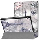 Huawei MediaPad T3 10 Tower Pattern Horizontal Deformation Flip Leather Case with Three-folding Holder - 1