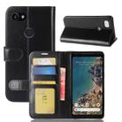 For Google Pixel 2 XL Crazy Horse Texture Horizontal Flip Leather Case with Holder & Card Slots & Wallet & Photo Frame (Black) - 1