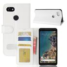 For Google Pixel 2 XL Crazy Horse Texture Horizontal Flip Leather Case with Holder & Card Slots & Wallet & Photo Frame (White) - 1