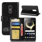 For Lenovo  K8 Crazy Horse Texture Horizontal Flip Leather Case with Holder & Card Slots & Wallet & Photo Frame(Black) - 1