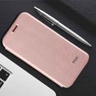 MOFI for  Huawei Honor V9 play PU Five-pointed Star Pattern Horizontal Flip Leather Case with Holder (Rose Gold) - 1