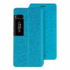 MOFI for  Meizu PRO 7 Crazy Horse Texture Horizontal Flip Leather Case with Holder (Blue) - 1