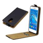 For Huawei  Honor 6C / nova Smart Vertical Flip Business Style Leather Case Cover with Card Slot (Black) - 1