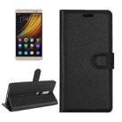 For Lenovo Phab 2 Plus Litchi Texture Horizontal Flip Leather Case with Magnetic Buckle & Holder & Card Slots & Wallet(Black) - 1