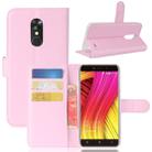 Blackview for A10 (MPH1904) Litchi Texture Horizontal Flip Leather Case with Holder & Card Slots & Wallet(Pink) - 1