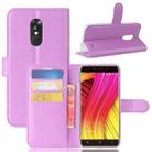 Blackview for A10 (MPH1904) Litchi Texture Horizontal Flip Leather Case with Holder & Card Slots & Wallet(Purple) - 1