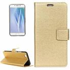 For Vivo  V5 / Y67 Litchi Texture Horizontal Flip Leather Case with Holder & Card Slots & Wallet & Photo Frame (Gold) - 1