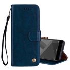 For Xiaomi Redmi Note 4X Business Style Oil Wax Texture Horizontal Flip Leather Case with Holder & Card Slots & Wallet(Blue) - 1