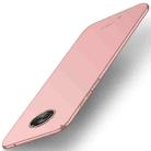 MOFI for Motorola Moto G6 Frosted PC Ultra-thin Edge Fully Wrapped Protective Back Cover Case(Rose Gold) - 1