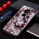 Marble Pattern Soft TPU Case For Motorola Moto E5(Grey) - 1