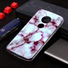 Marble Pattern Soft TPU Case For Motorola Moto E5 Play (US Version)(Red) - 1