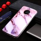 Marble Pattern Soft TPU Case For Motorola Moto G6 (2018)(Purple) - 1