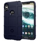 Full Coverage Shockproof TPU Case for Motorola Moto One(Blue) - 1