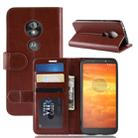 R64 Texture Single Fold Horizontal Flip Leather Case for Motorola Moto E5 Play Go, with Holder & Wallet & Card Slots & Photo Frame (Brown) - 1