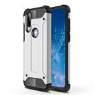 Magic Armor TPU + PC Combination Case for Motorola Moto P40 Power (Silver) - 1