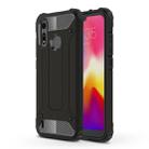 Magic Armor TPU + PC Combination Case for Motorola Moto P40 Play (Black) - 1