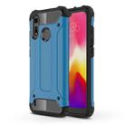 Magic Armor TPU + PC Combination Case for Motorola Moto P40 Play (Blue) - 1