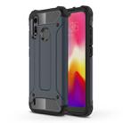 Magic Armor TPU + PC Combination Case for Motorola Moto P40 Play (Navy Blue) - 1