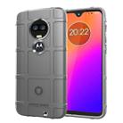 Full Coverage Shockproof TPU Case for Motorola Moto G7 (Grey) - 1