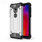 Magic Armor TPU + PC Combination Case for Motorola Moto G7 Play (Silver) - 1