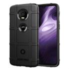 Full Coverage Shockproof TPU Case for Motorola Moto Z4 Play (Black) - 1