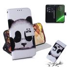 Panda Pattern Coloured Drawing Horizontal Flip Leather Case for Motorola Moto G7 / Moto G7 Plus, with Holder & Card Slots & Wallet - 1