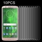 10 PCS 0.26mm 9H 2.5D Tempered Glass Film for Motorola Moto G6 - 1