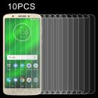 10 PCS 0.26mm 9H 2.5D Tempered Glass Film for Motorola Moto G6 Plus - 1