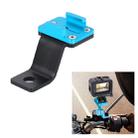 RUIGPRO Motorcycle Handlebar Alloy Phone Bracket for GoPro/ Insta360/DJI OSMO Sport Camera(Cyan) - 1