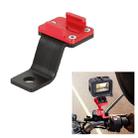 RUIGPRO Motorcycle Handlebar Alloy Phone Bracket for GoPro/ Insta360/DJI OSMO Sport Camera(Red) - 1