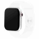 For Apple Watch Series 7 45mm Black Screen Non-Working Fake Dummy Display Model, For Photographing Watch-strap, No Watchband (Silver) - 1