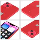For iPhone 14 Color Screen Non-Working Fake Dummy Display Model(Red) - 4