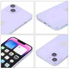 For iPhone 14 Plus Color Screen Non-Working Fake Dummy Display Model (Purple) - 4