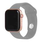 For Apple Watch Series 6 40mm Black Screen Non-Working Fake Dummy Display Model, For Photographing Watch-strap, No Watchband(Gold) - 1