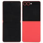 For Samsung Galaxy Z Flip7 Black Screen Non-Working Fake Dummy Display Model (Red) - 2