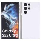 For Samsung Galaxy S22 Ultra 5G Original Color Screen Non-Working Fake Dummy Display Model (White) - 1
