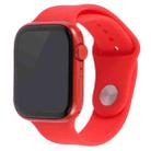 For Apple Watch Series 8 45mm Black Screen Non-Working Fake Dummy Display Model(Red) - 1