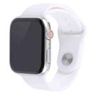 For Apple Watch SE 2022 44mm Black Screen Non-Working Fake Dummy Display Model (White) - 1