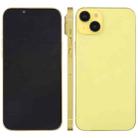 For iPhone 14 Black Screen Non-Working Fake Dummy Display Model (Yellow) - 1