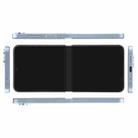 For Samsung Galaxy Z Flip6 Black Screen Non-Working Fake Dummy Display Model (Blue) - 3