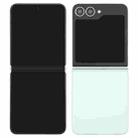 For Samsung Galaxy Z Flip6 Black Screen Non-Working Fake Dummy Display Model (Cyan) - 2