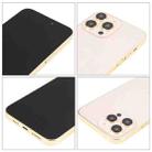 For iPhone 14 Pro Max Black Screen Non-Working Fake Dummy Display Model(Gold) - 4