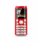 Satrend K8 Mini Mobile Phone, 1.0 inch, Hands Free Bluetooth Dialer Headphone, MP3 Music, Dual SIM, Network: 2G(Red) - 1