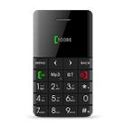 AEKU Qmart Q5 Card Mobile Phone, Network: 2G, 5.5mm Ultra Thin Pocket Mini Slim Card Phone, 0.96 inch, QWERTY Keyboard, BT, Pedometer, Remote Notifier, MP3 Music, Remote Capture(Black) - 2