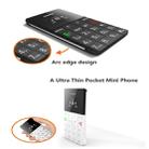 AEKU Qmart Q5 Card Mobile Phone, Network: 2G, 5.5mm Ultra Thin Pocket Mini Slim Card Phone, 0.96 inch, QWERTY Keyboard, BT, Pedometer, Remote Notifier, MP3 Music, Remote Capture(Black) - 4
