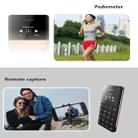 AEKU Qmart Q5 Card Mobile Phone, Network: 2G, 5.5mm Ultra Thin Pocket Mini Slim Card Phone, 0.96 inch, QWERTY Keyboard, BT, Pedometer, Remote Notifier, MP3 Music, Remote Capture(Black) - 5