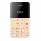 AEKU Qmart Q5 Card Mobile Phone, Network: 2G, 5.5mm Ultra Thin Pocket Mini Slim Card Phone, 0.96 inch, QWERTY Keyboard, BT, Pedometer, Remote Notifier, MP3 Music, Remote Capture(Gold) - 1